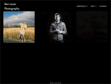 Tablet Screenshot of benlazar.com
